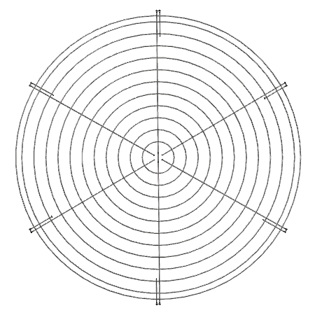 Wire Guard Stainless Steel - 48in x 2in x 6P