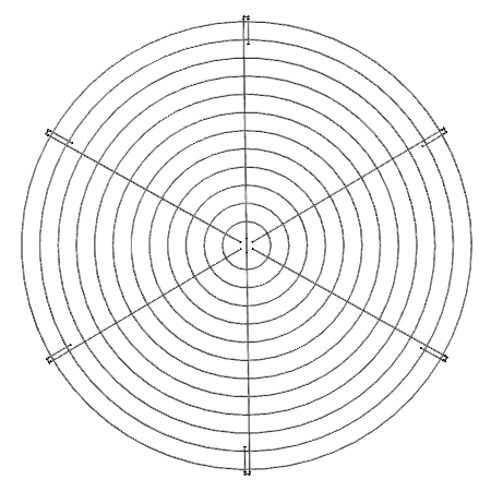 Wire Guard Stainless Steel - 50in x 2in x 6P