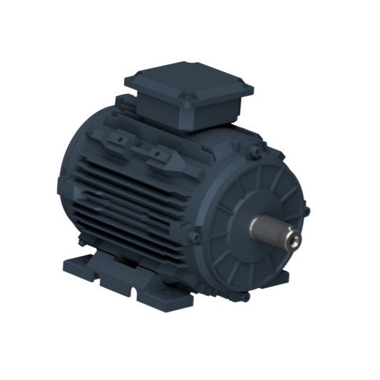 Motor - Techtop 3hp (2.2kw) 3ph 208/230/460 volt TEFC Thermally Protected