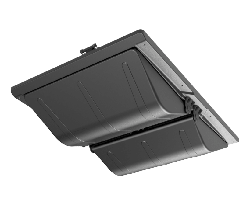 AirTech Ceiling Series 1520 Manual Double Door Black PU Foam w/Lid