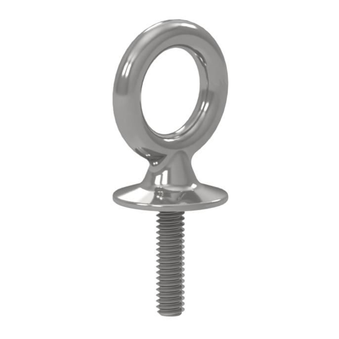 Shoulder Eye Bolt 1/4in x 1in Stainless Steel