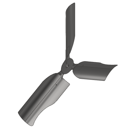 Fan Propeller 3 Blade 48in Stainless Steel