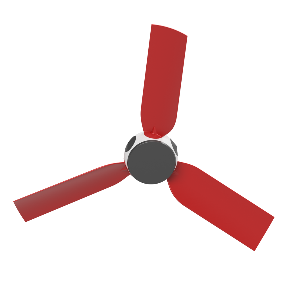 Fan Propeller 3 Blade 36in Poly for 1HP 850 RPM