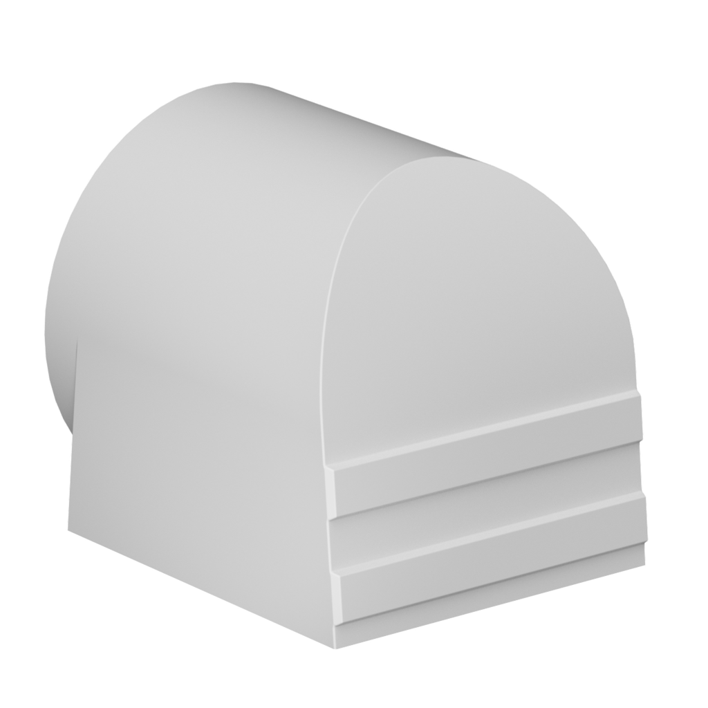 Fan Hood 24in, Poly White