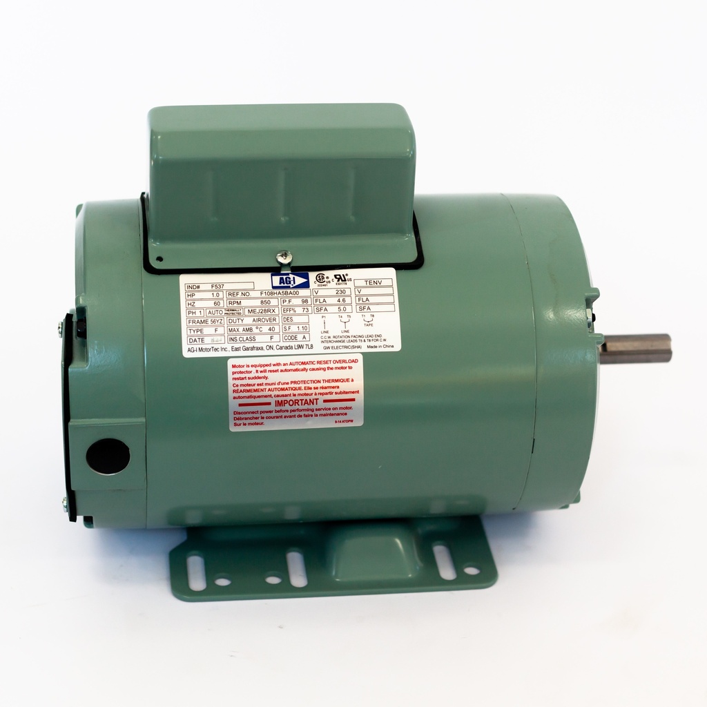 Motor - AGI 1hp 850rpm 1ph F537