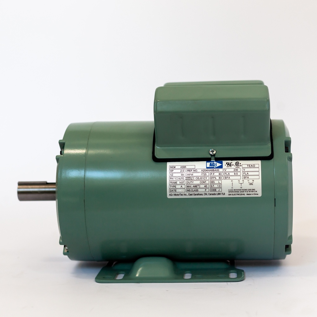 Motor - AGI 2hp 230v 1ph A-595