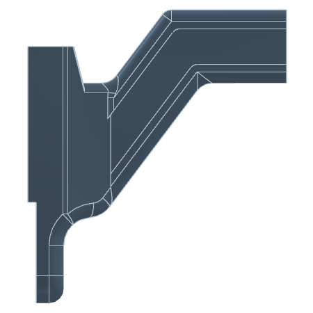 Motor Mount Arm AGI 12in