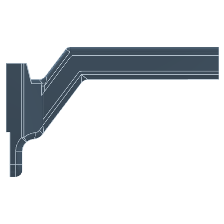 [MB3-18] Motor Mount Arm AGI 18in