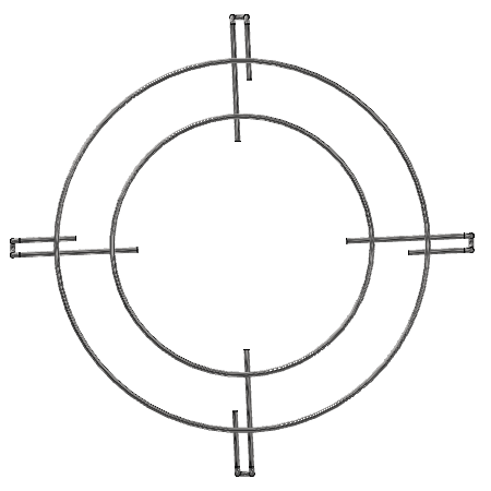 [FG-16-CO-SS] Wire Guard Stainless Steel - 16in x 2in x 4P CO