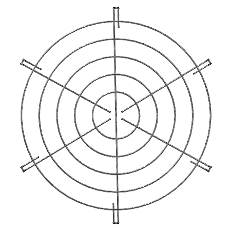 [FG-24-SS] Wire Guard Stainless Steel - 24in x 2in x 6P