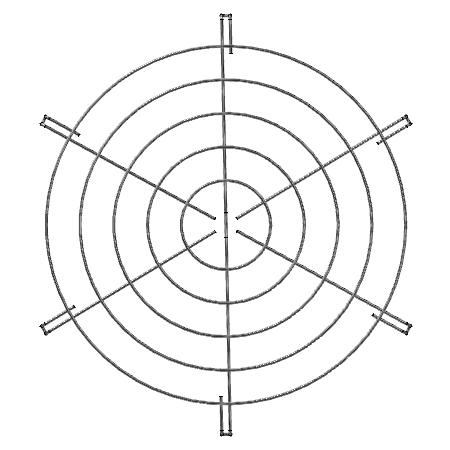 [FG-25-SS] Wire Guard Stainless Steel - 25in x 2in x 6P