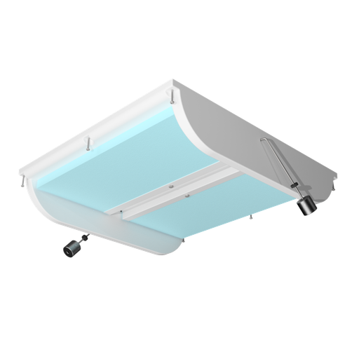 [CID-2001] Ceiling Inlet 2000 Gravity, Double Covered Door